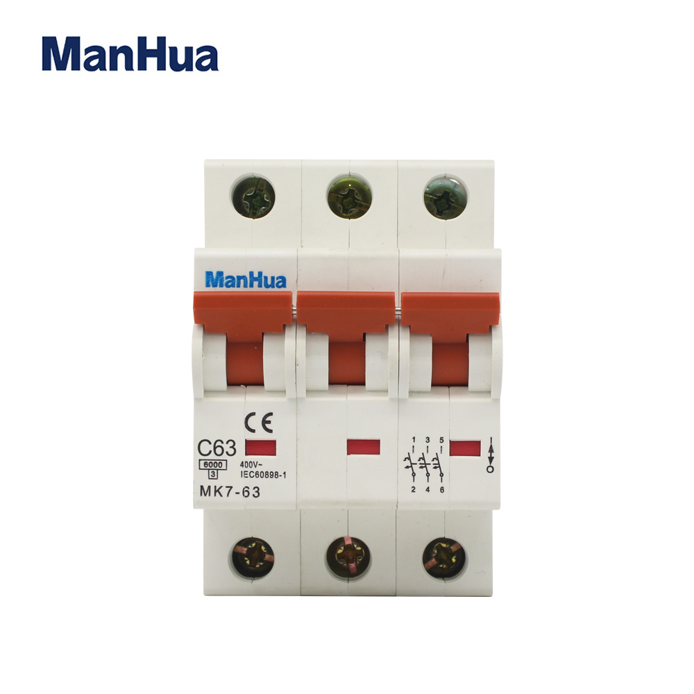 MK7-63 240V AC 63A Mcb Circuit Breaker