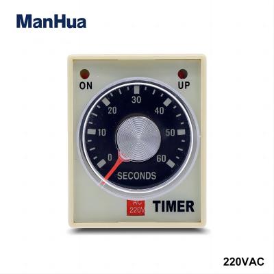 AH3-2 60s AC 220V on-delay Time Relay with Socket 8 Pin Time Delay Relay