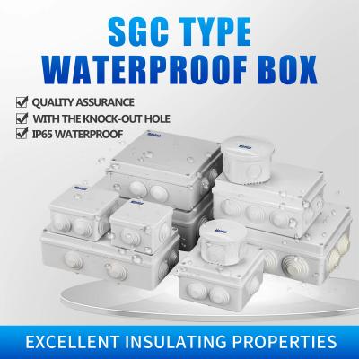 M7-T403017F Outdoor waterproof ABS plastic IP65 electric control box DIY indoor wire shell connection cable branch junction box