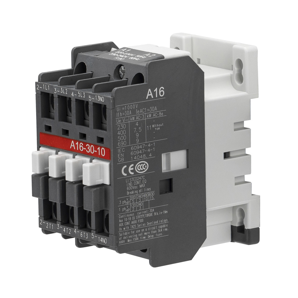 Manhua A16-30-10 A26-30-10 30A 3P AC Contactor Coil Voltage AC220V AC110V AC24V AC380V 1 NO Contactors